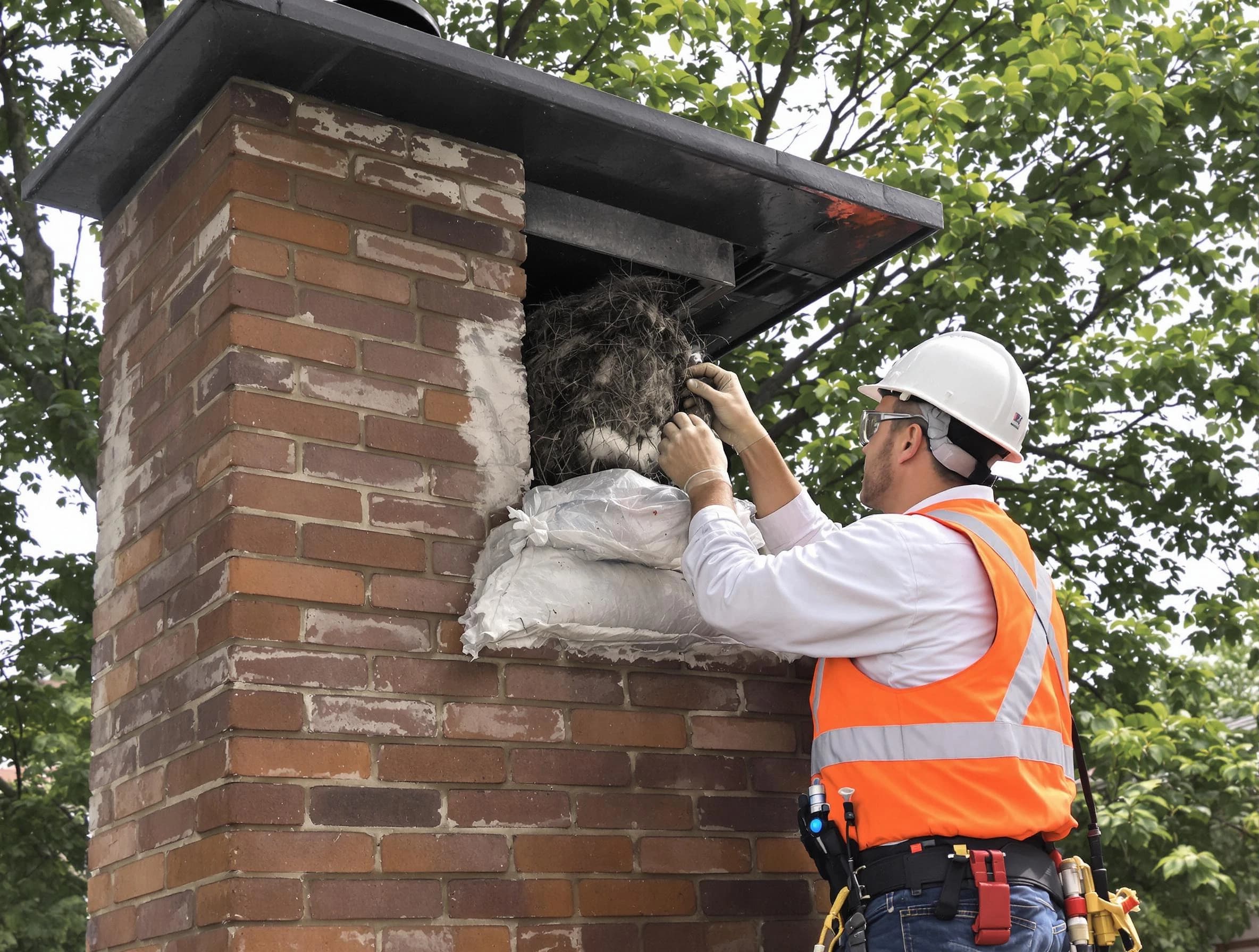 Humane removal of debris and animals by Riverdale Chimney Sweep in Riverdale, UT