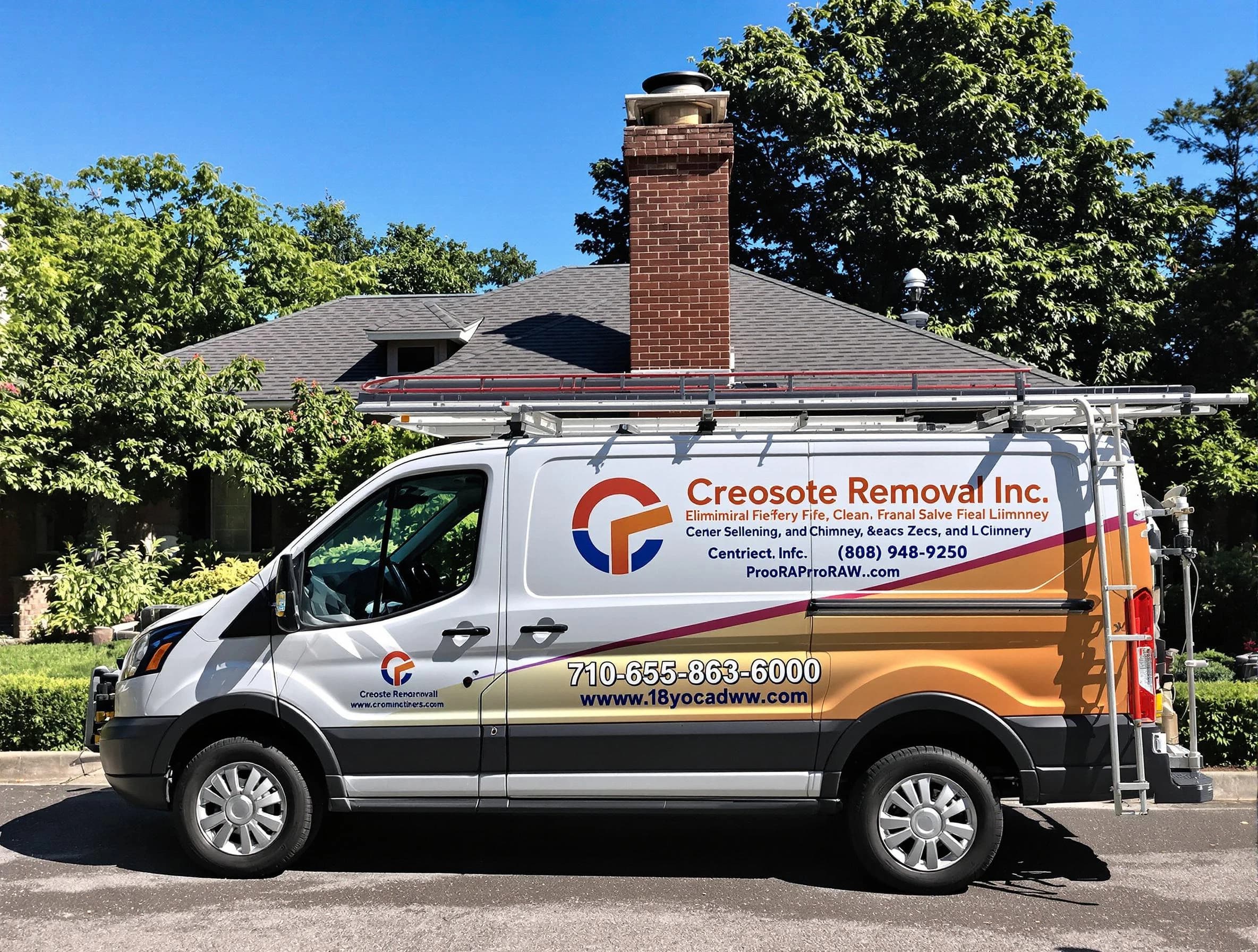 Riverdale Chimney Sweep technician removing creosote safely in Riverdale, UT
