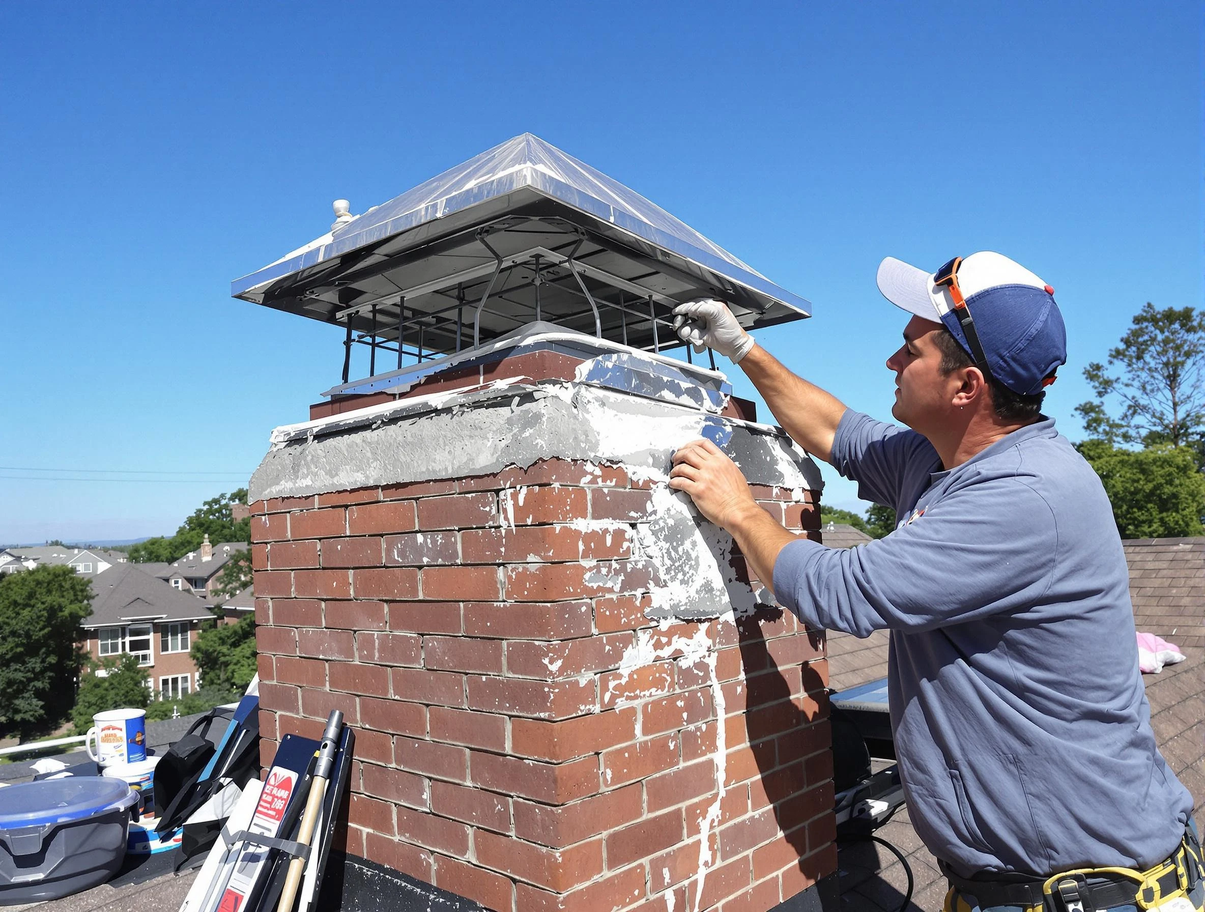 Chimney Crown Services in Riverdale